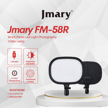 Jmary FM-58R 9inch Panel Led Light Photography Video Lamp